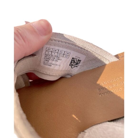 Toms Val Desert Taupe Suede Sandal Size 6 - Picture 6 of 6